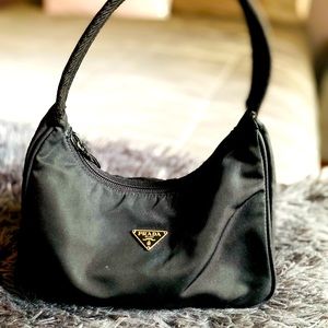 Prada small Tessuto Hobo